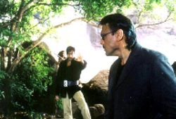 Jackie and Ajay Devgan in LAJJA