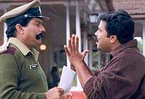 Dileep and Jagathy in Sunder Das' KUBERAN